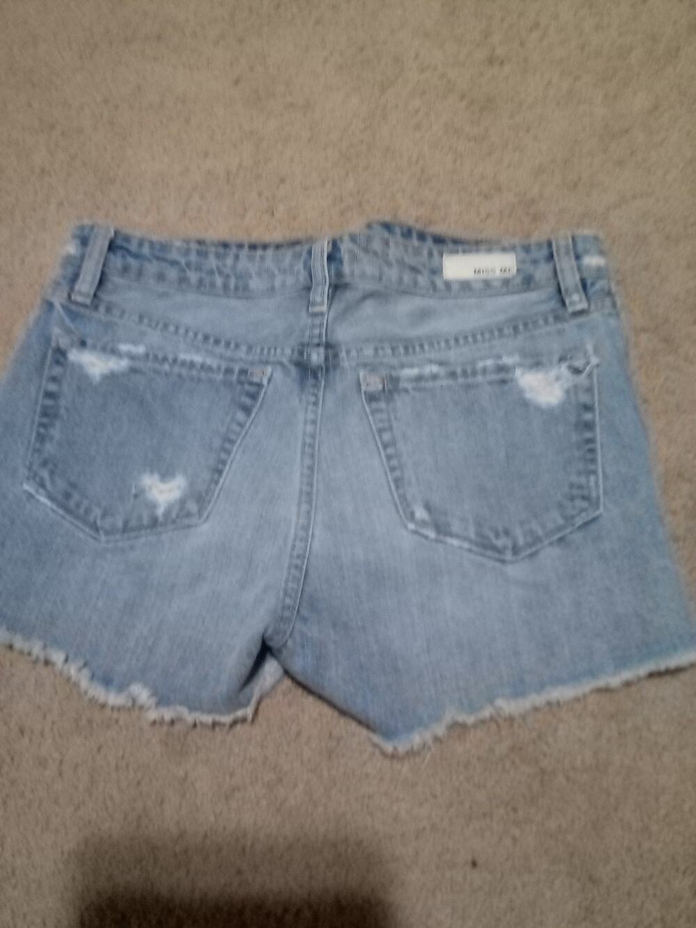 Miss Me Women's Cutoff Jean Shorts Sz 26 Button Fly